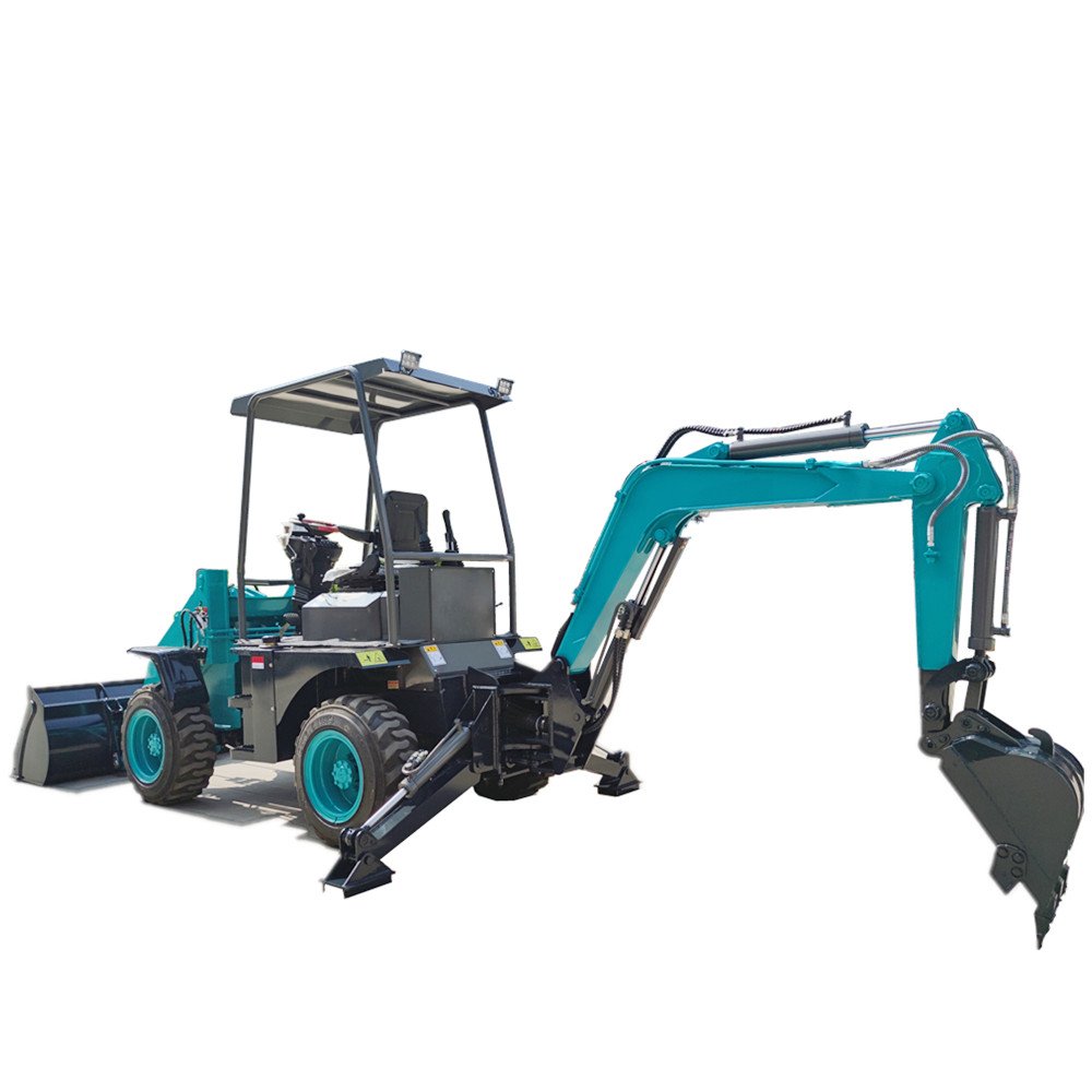 China New Small Mini Backhoe Loader 4x4 Tractor Multifunction Backhoe Loader for Sale