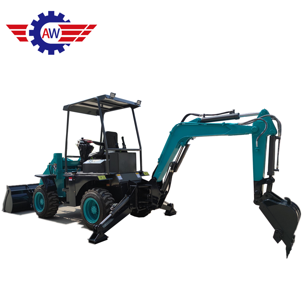 China New Small Mini Backhoe Loader 4x4 Tractor Multifunction Backhoe Loader for Sale