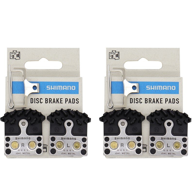 Shimano Xtr J04C Disc Brake Pads for Mountain Bikes Road & Bicycle Components Metal Heat Dissipation Splint Brake Pads