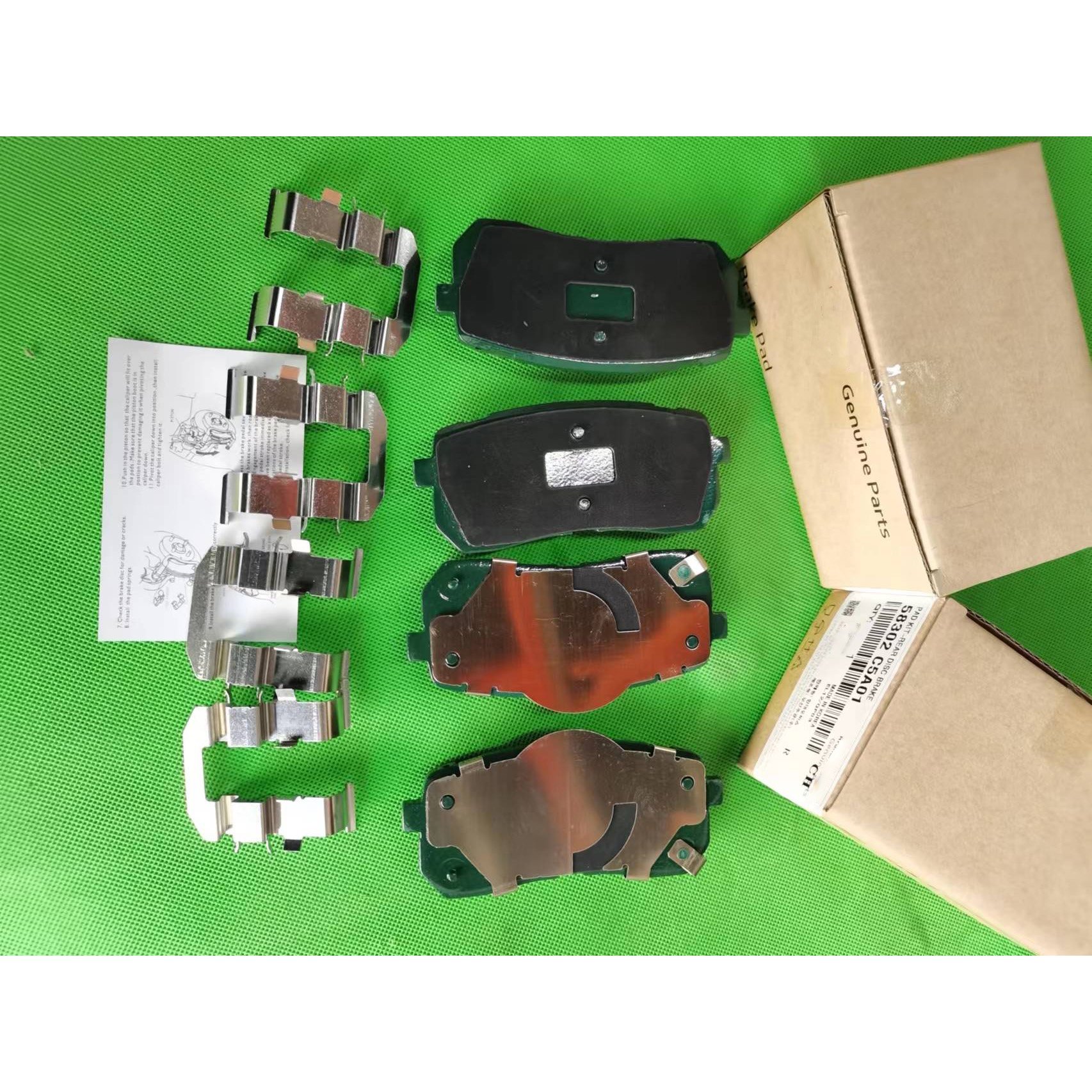 Factory Wholesale Auto Parts Brake Pads 58302C1A50 58302C5A10 Stable Quality Rear Brake Disc for Kia Hyundai