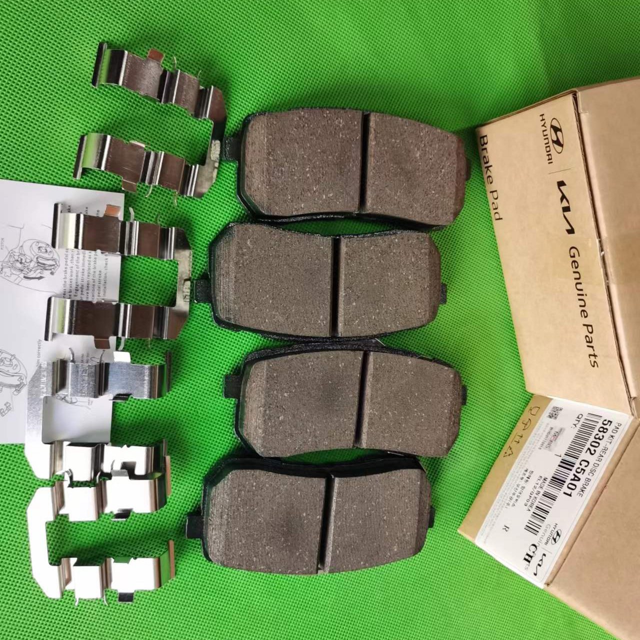 Factory Wholesale Auto Parts Brake Pads 58302C1A50 58302C5A10 Stable Quality Rear Brake Disc for Kia Hyundai
