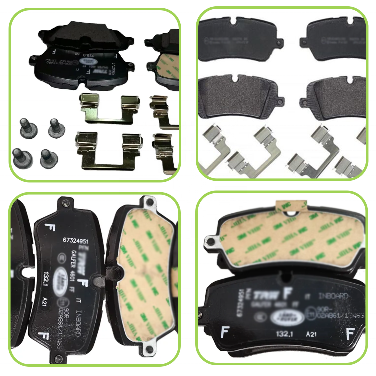 MANER Auto Brake Systems LR079935 LR036574 LR068303 LR108260 LR164821 Manufacture Well Made Brake Pads for Land Rover Range Rove