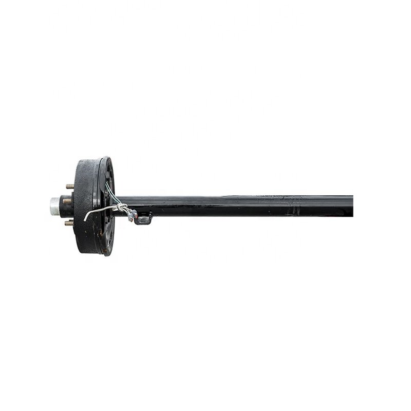 China Manufacturers 3500 lb 5*4.5 PCD Drum Braked Straight Trailer Axle with Electric Brake