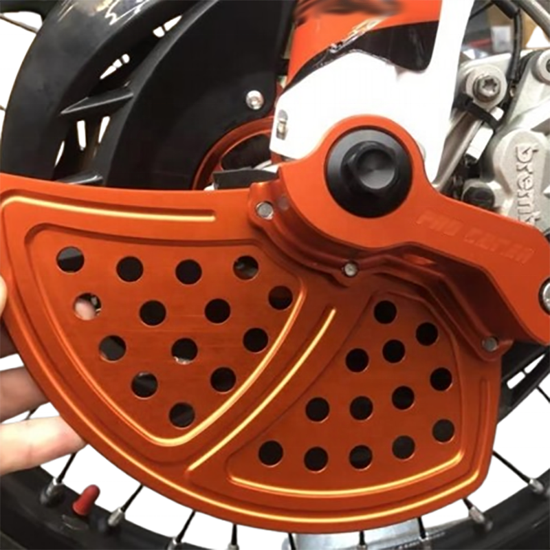 CQJB Factory Motorcycle Body Parts Dirt Bike Front Brake Disc Protective Cover for KTM/Husqvarna