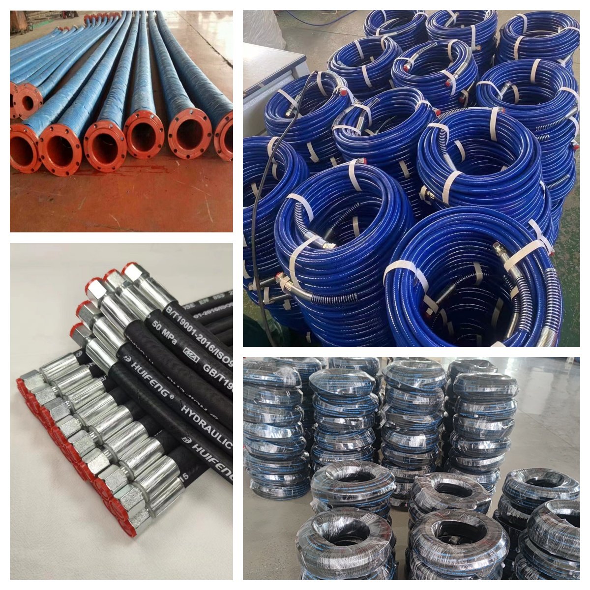 Industrial Sae 100 R2 En853 2sn Hydraulic/High Pressure Steel Wire Braided Black Flexible Synthetic Rubber Hoses Hydraulic Hose