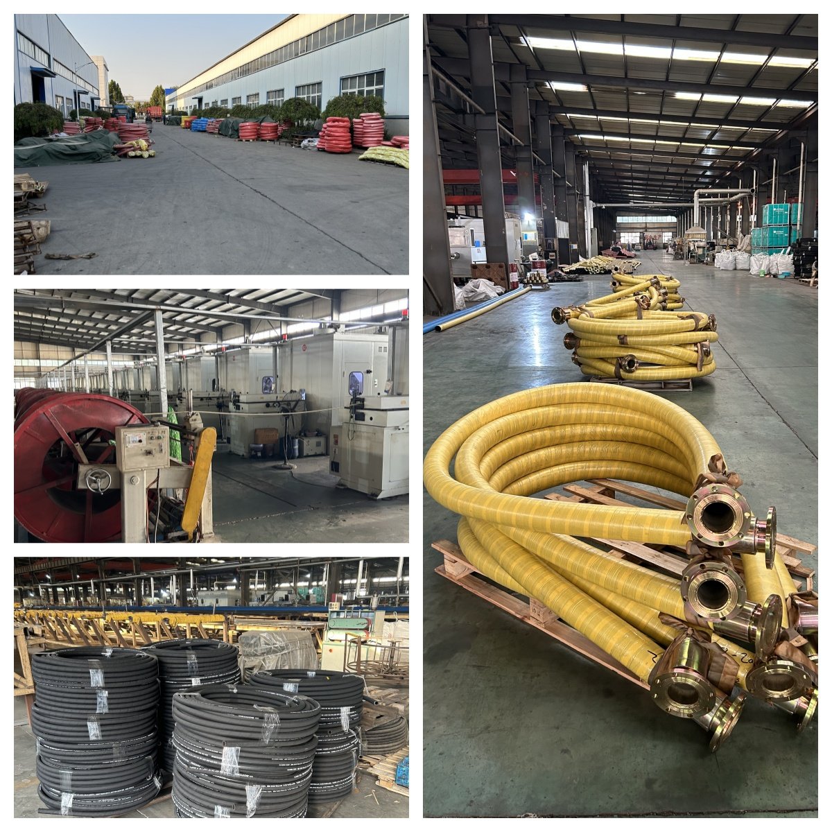Industrial Sae 100 R2 En853 2sn Hydraulic/High Pressure Steel Wire Braided Black Flexible Synthetic Rubber Hoses Hydraulic Hose