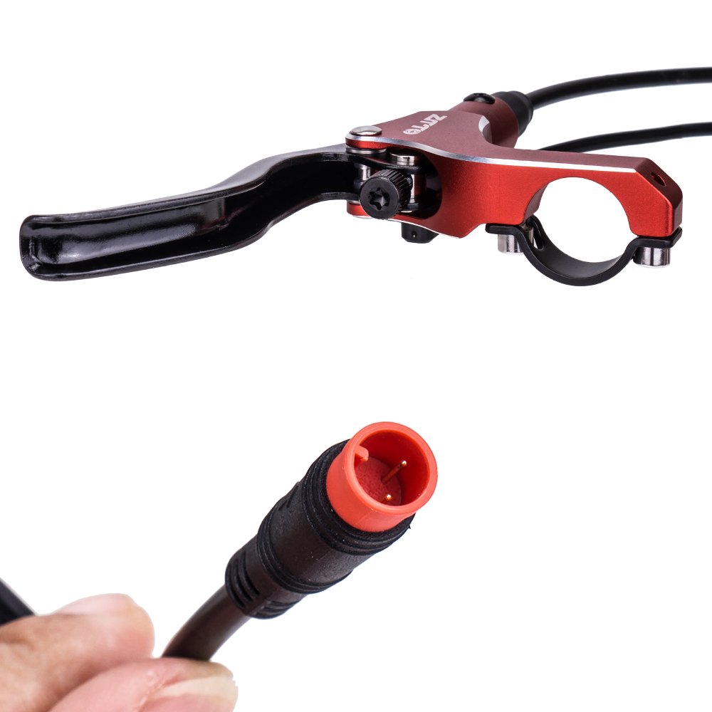 ZTTO Durable E-bike Hydraulic Disc Brake V1 Calipers Dual Piston Left Front Right Rear Oil Pressure Power Cut M6100 MT200