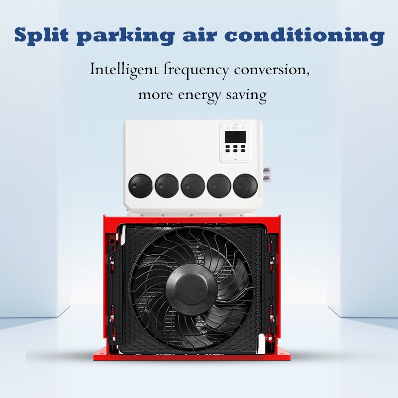 DC12V 24V Split High Air Volume Parking Roof Air Conditioner Vehicle Truck RV Auto Conditioner for Cars and RVs