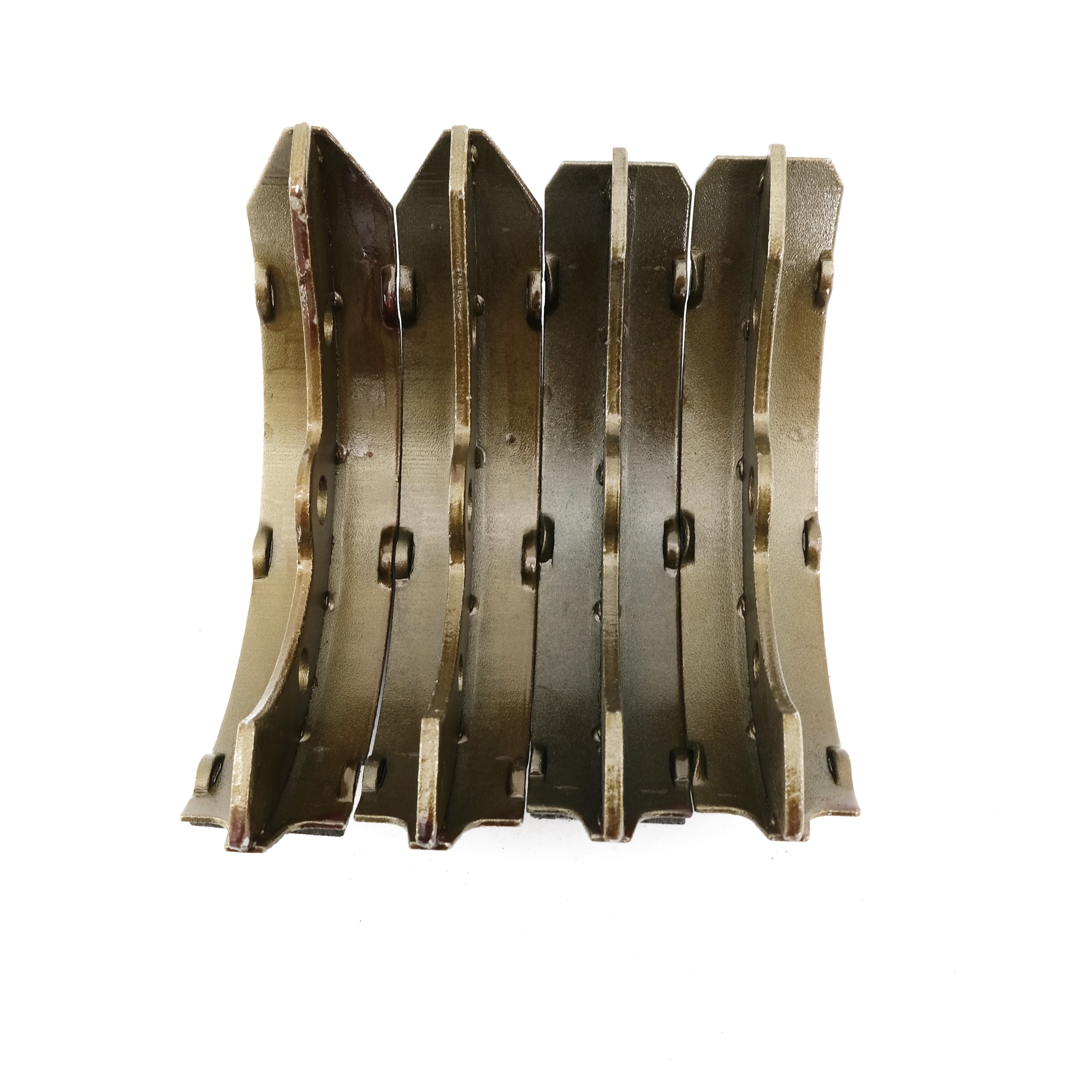 Golf Cart Brake Shoes (2 Front, 2 Rear) Fits Club Car (1995-up) DS and Precedent Golf Cart 1018232-01 EZGO and Yamaha Models
