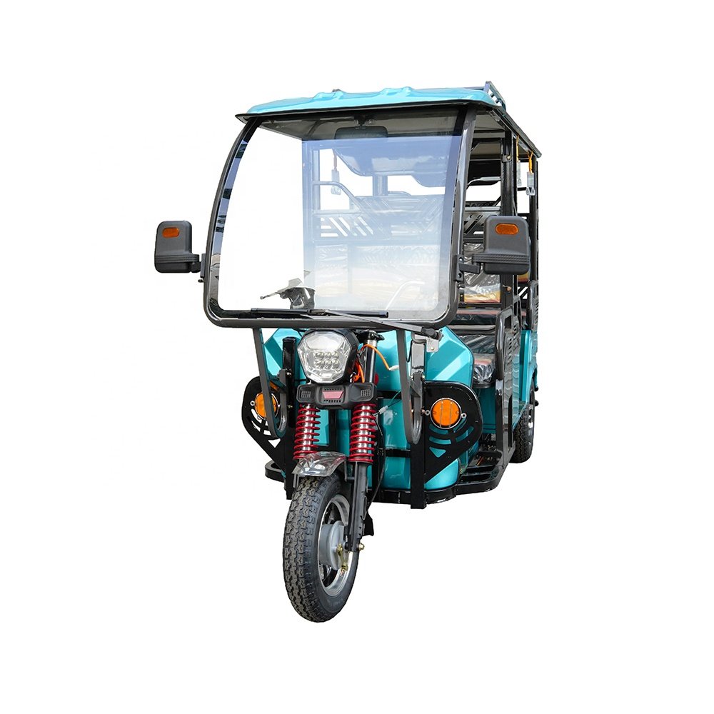 Electric Tricycle for 4 Passengers E Trike Three Wheel Tricycle Long Range 100Ah