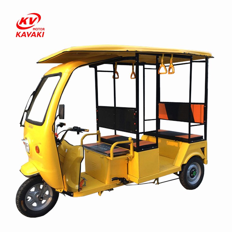 Guangzhou Kavaki Energy Solar diesel Electric Drive E Pedicab Rickshaw Manufacturer Tricycles Trike Motorcycle