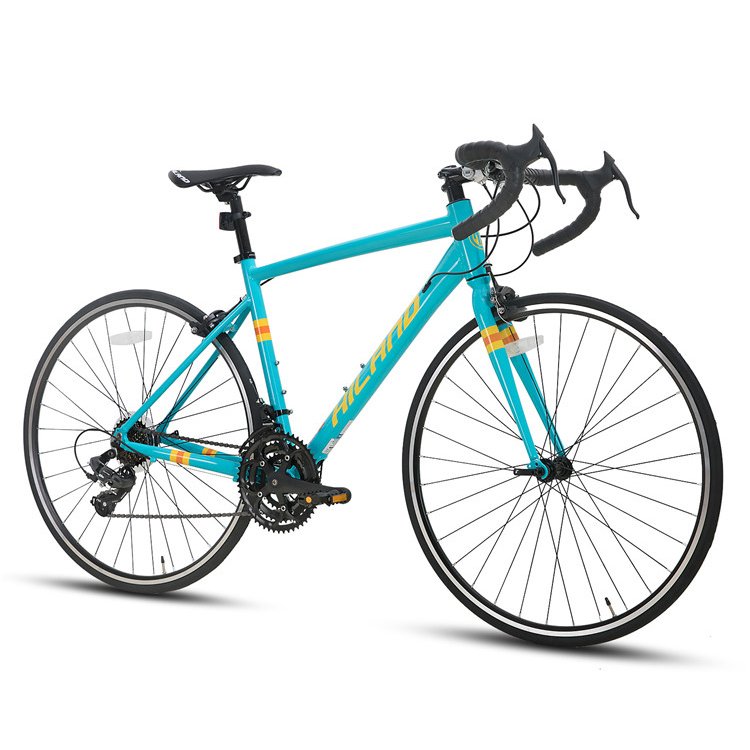 JOYKIE HILAND Bicycle Manufacturer Red 700C 21 Speed Aluminum Alloy 6061 Bicycle Race Road Bike for Man