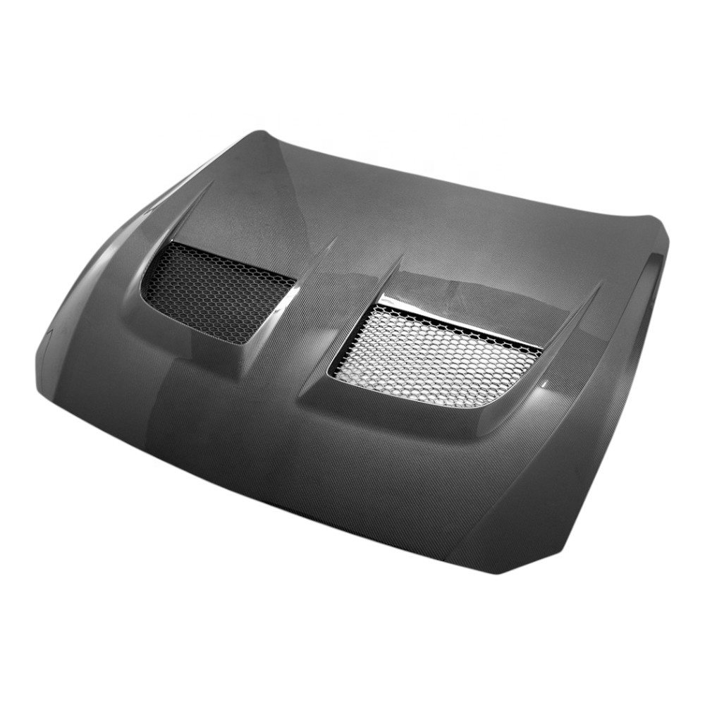 2024 GTD Style Modified Carbon Fiber Fibre Front Engine Bonnet Hood Vent for Ford Mustang 2024