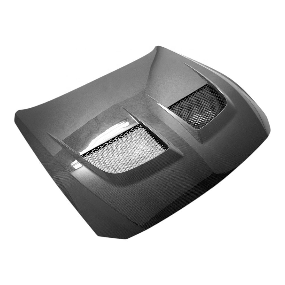 2024 GTD Style Modified Carbon Fiber Fibre Front Engine Bonnet Hood Vent for Ford Mustang 2024
