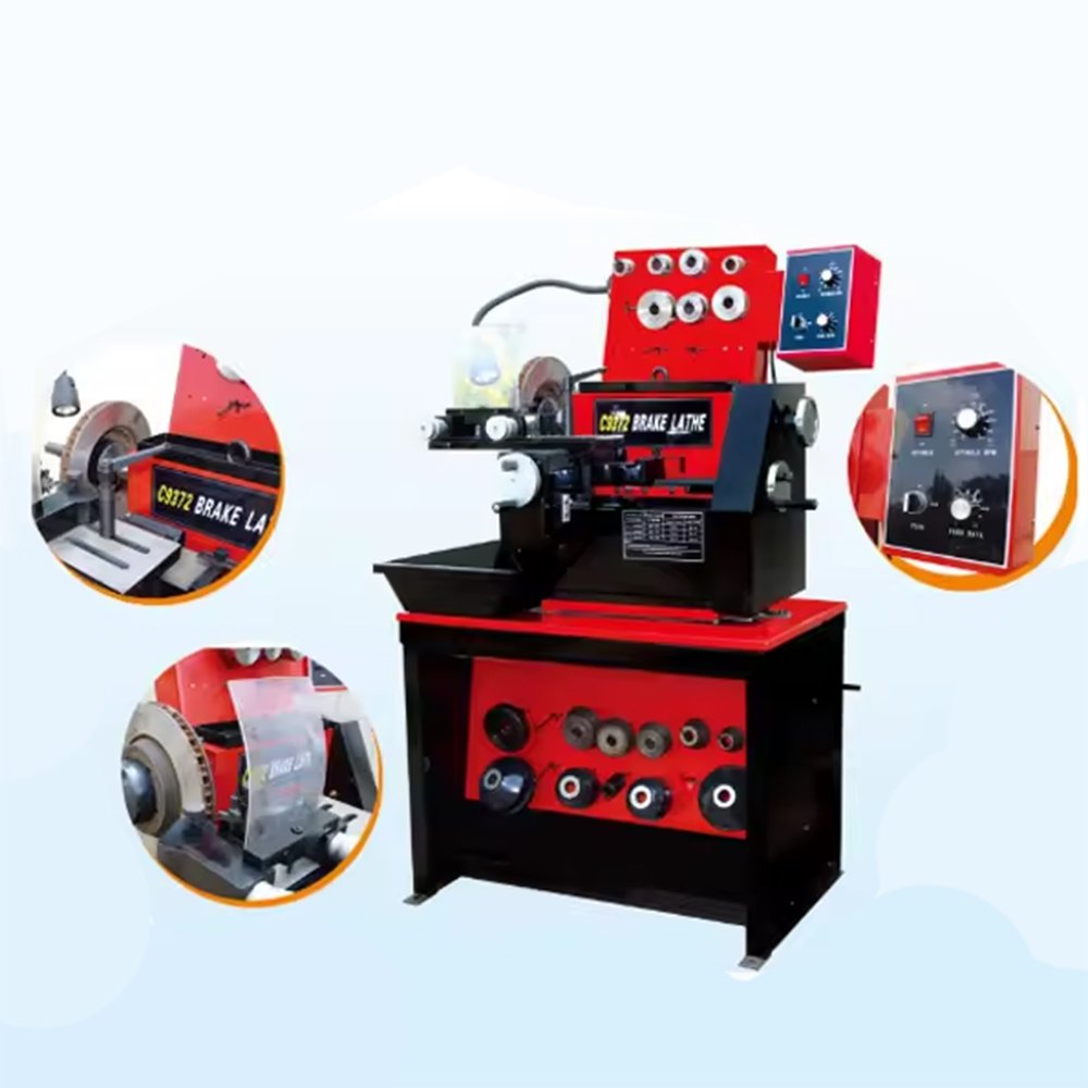 C9372 Automatic Brake Drum & Disc Repair Machine High Efficiency Vehicle Brake Disc Drum Cutting Lathe