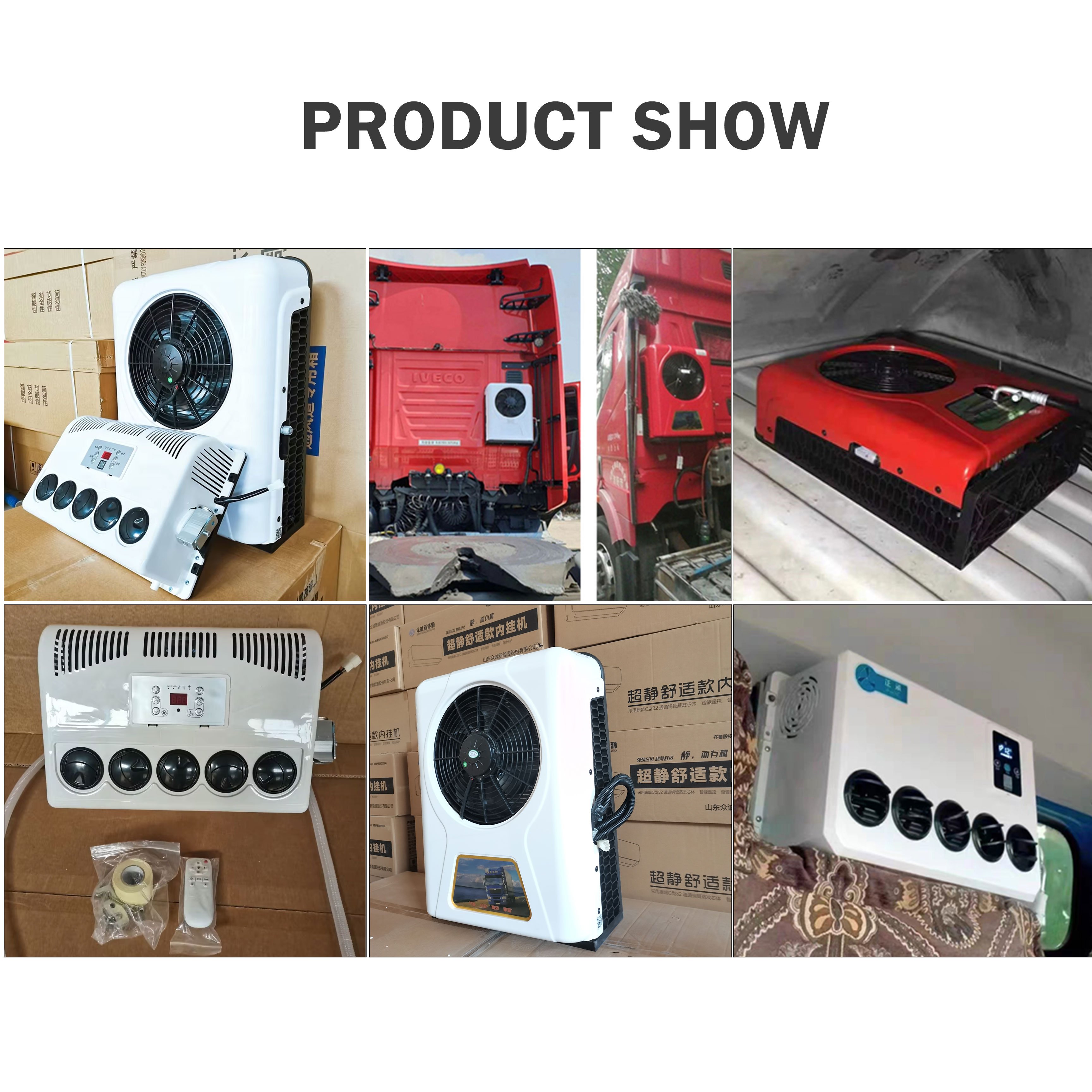 Cooler Van Electric 12 Volt Cabin Cooling APU 12v 24v Parking Truck air Conditioner for Trucks