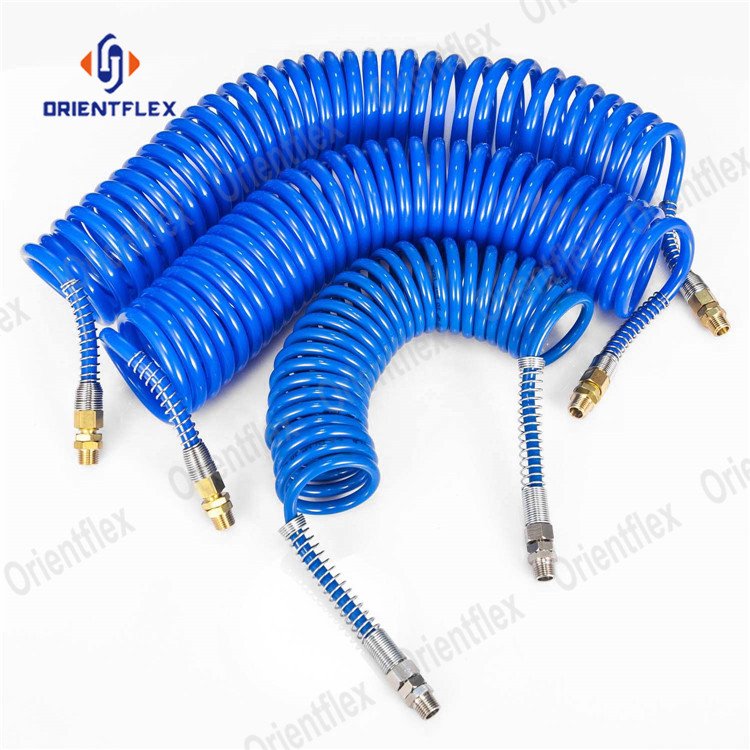 Auto Pneumatic Truck Trailer air Brake Coil Hose Spiral Tube