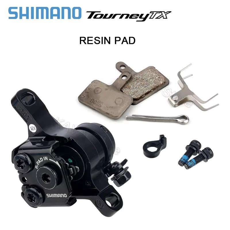 Shimano TOURNEY TX BR-TX805 Mechanical Disc Brake Calipers Resin Pads TX805 Caliper G3 HS1 RT56 RT54 RT30 RT26 Rotor 160mm