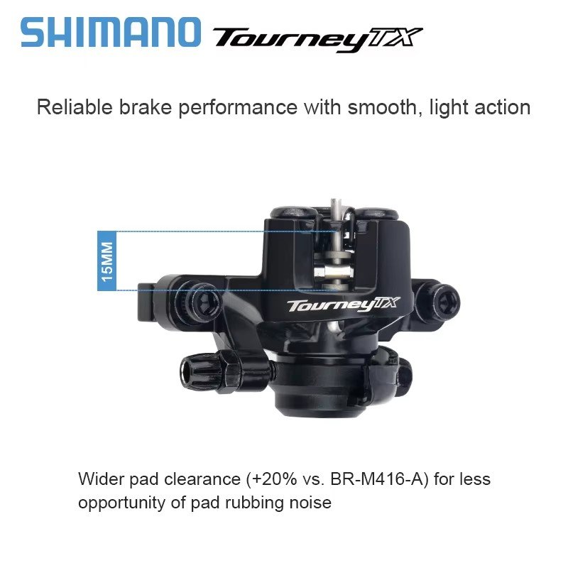 Shimano TOURNEY TX BR-TX805 Mechanical Disc Brake Calipers Resin Pads TX805 Caliper G3 HS1 RT56 RT54 RT30 RT26 Rotor 160mm