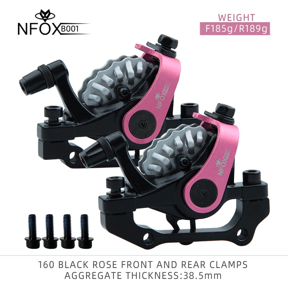 ZOOM DB680 NFOX B001 Heat Sink 160 Mountain Bike Mechanical Caliper Double Piston Electric Bilateral Drive Bicycle Disc Brake