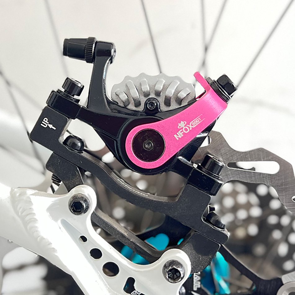 ZOOM DB680 NFOX B001 Heat Sink 160 Mountain Bike Mechanical Caliper Double Piston Electric Bilateral Drive Bicycle Disc Brake
