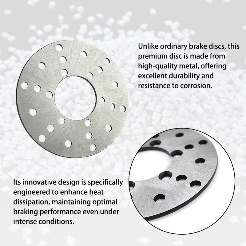 LING QI Motorcycle Front and Rear Brake Discs 100mm for 125cc 150cc 200cc 250cc Off-Road Vehicle ATV UTV