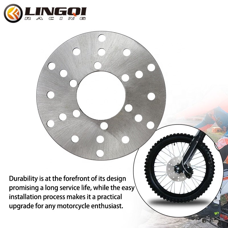 LING QI Motorcycle Front and Rear Brake Discs 100mm for 125cc 150cc 200cc 250cc Off-Road Vehicle ATV UTV