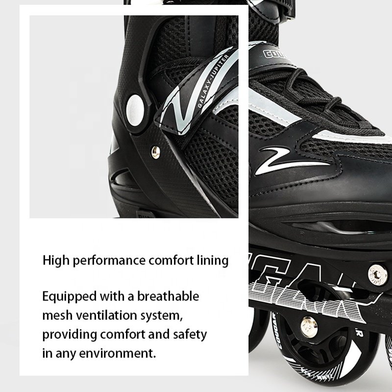 MZS105 Upgrade Recreation Skates Fitness Street Skating Shoes for Student Adult Adjustable