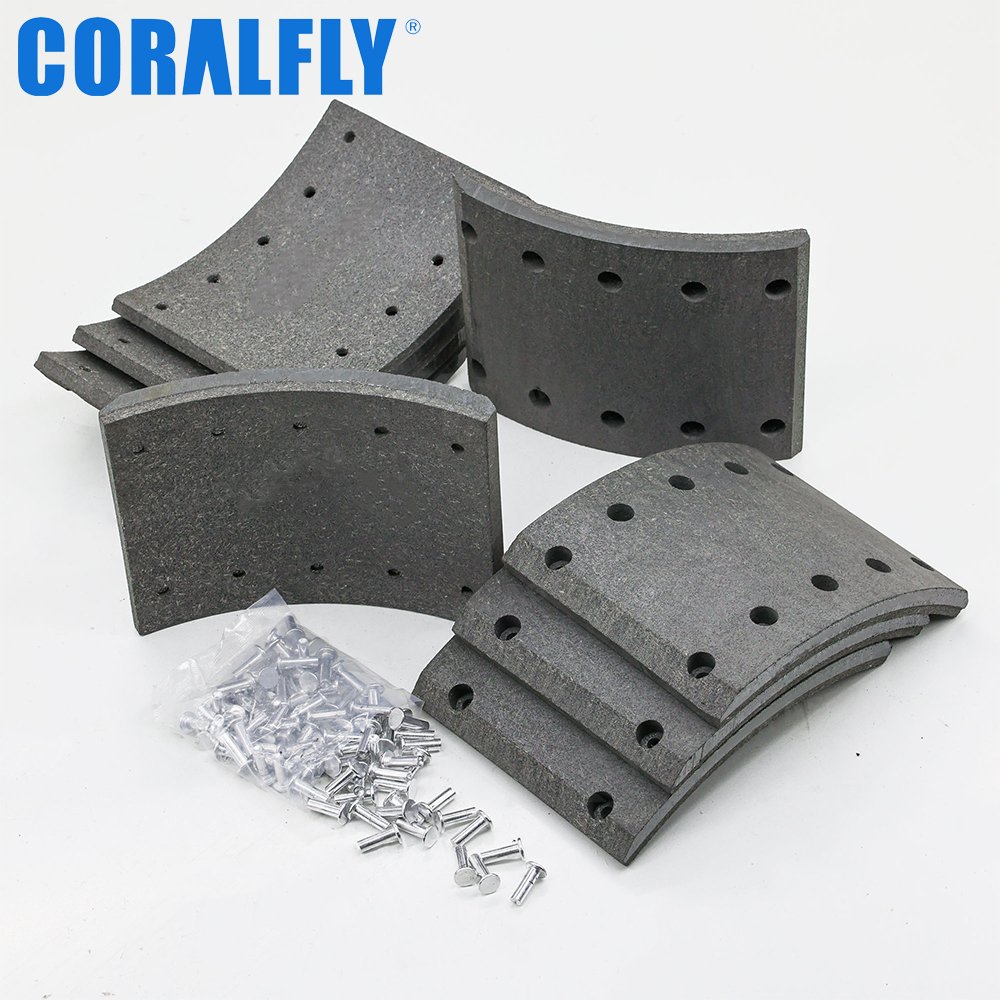 Customized New Product MC-828513 Shoe Truck Brake Lining for MITSUBISHI MC665000 MC809772 MC809780 MC828886 MC837284 MC865697