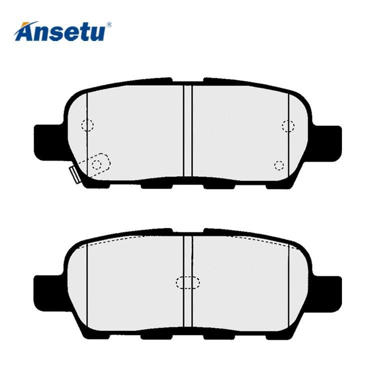 Ansetu Factory Price 44060-8H385 KD1739 D1288 Brake Pads for Nissan Tiida Sentra Infiniti M35 M45 Q60 Renault Suzuki Break Pad