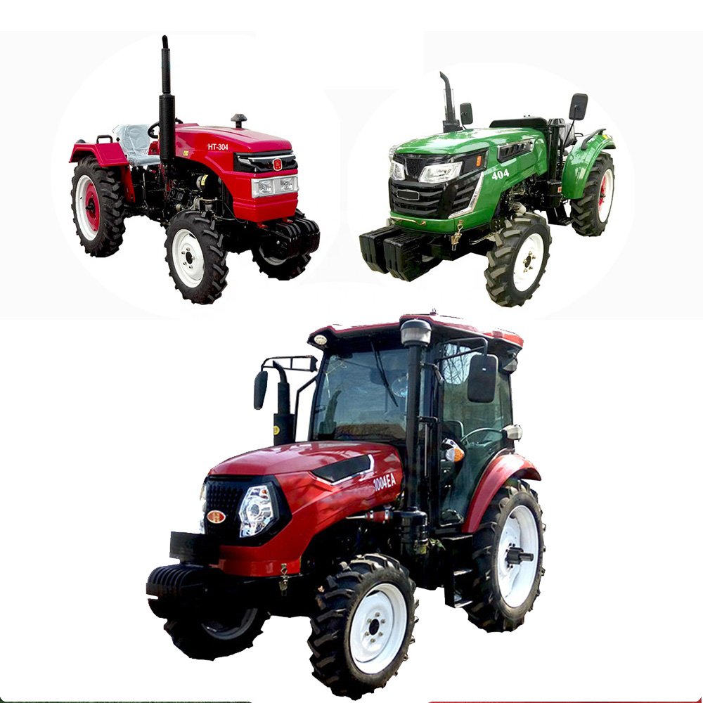 Wheelchair TractorWD 60HP Corn Harvester Tractor Mounted Double Plough Use for Tractor