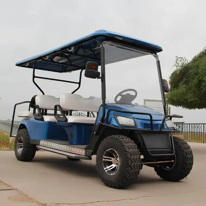 China Manufacture Quality 72V Electric Golf Cart 5-6 Seater Road Off Buggy New Model Lithium Battery Golf Cart