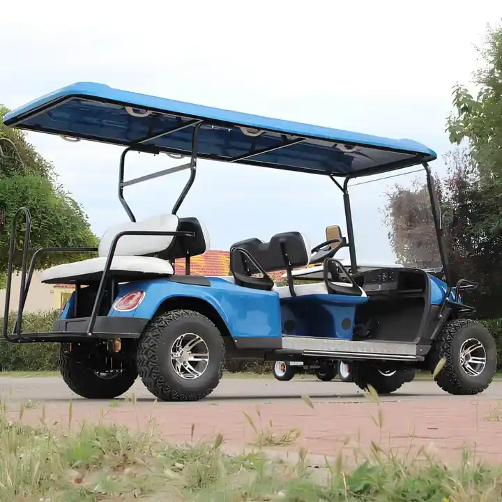 China Manufacture Quality 72V Electric Golf Cart 5-6 Seater Road Off Buggy New Model Lithium Battery Golf Cart