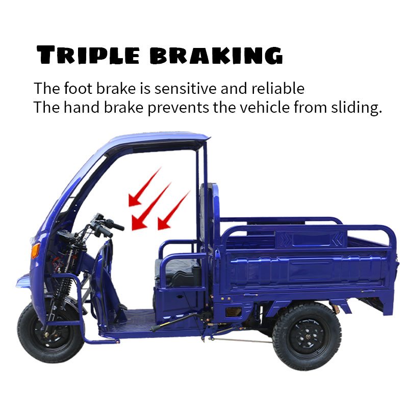 High Quality Electric Cargo Tricycle 1000w Motor From China