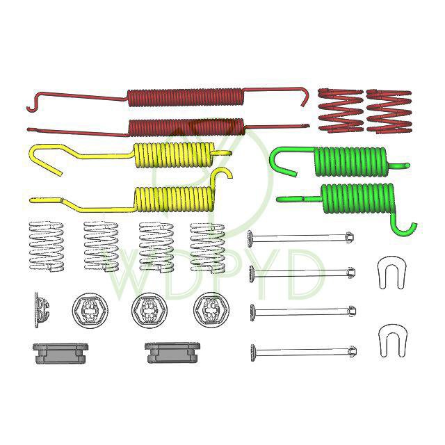 H2335 S705 BRAKE SHOE REPAIR KIT BRAKE SPRING KIT BRAKE DRUM HARDWARE KIT for FORD RANGER for MAZDA B2300 B3000 B4000
