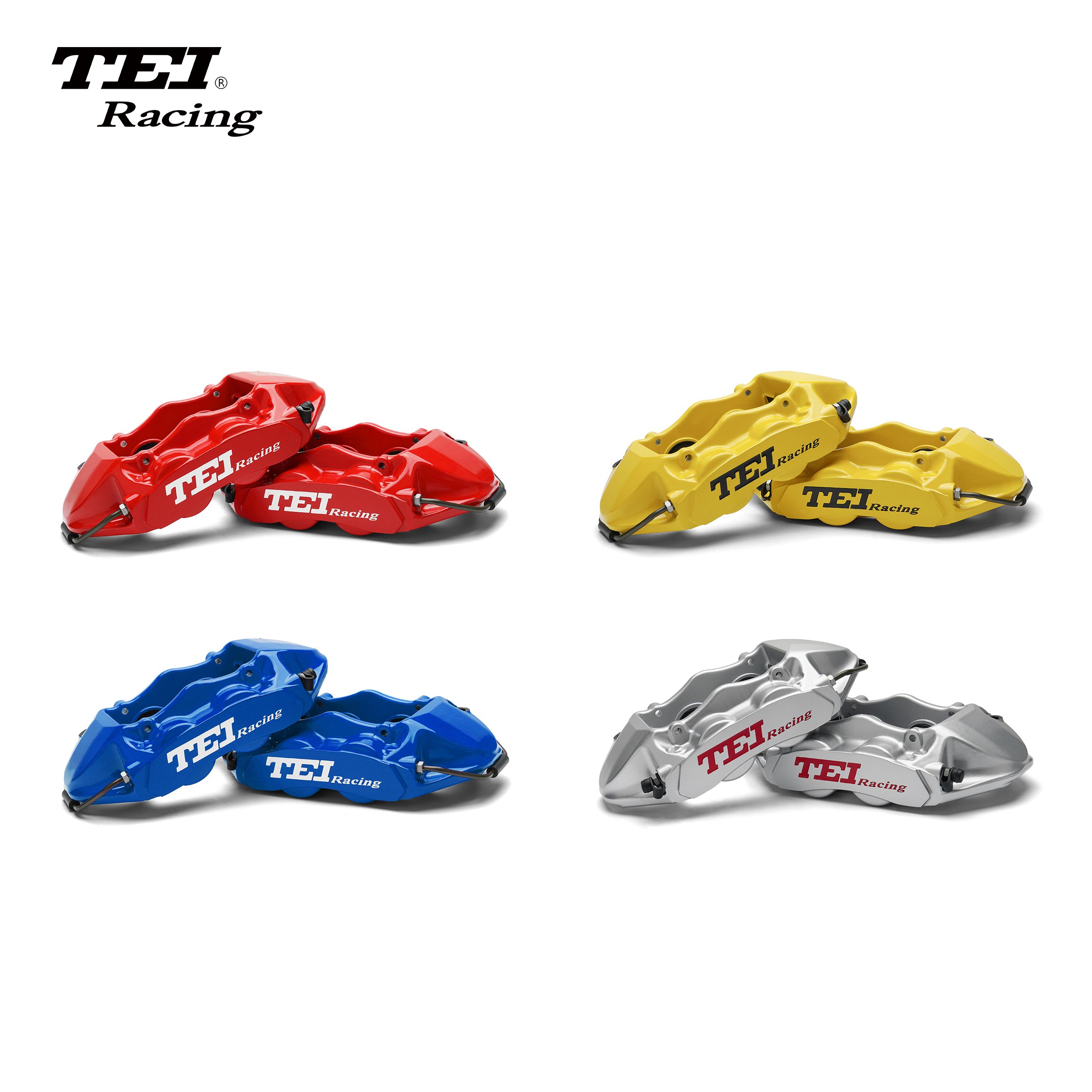 TEIRACING Big Brake Kit S40 4 Pot Monoblock Forged Caliper With 345/355/380 mm Disc Auto Brake System