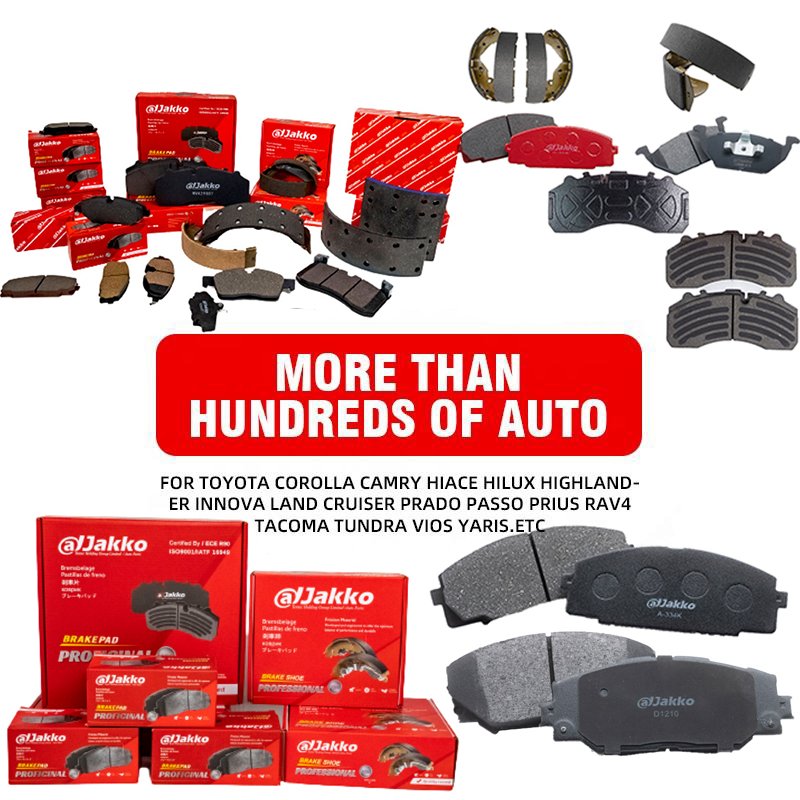 Auto Brake Systems Spare Parts Car Disc Brake Pads Brake Shoes for Suzuki honda Mitsubishi Isuzu nissan toyota Mazda Kia hyundai