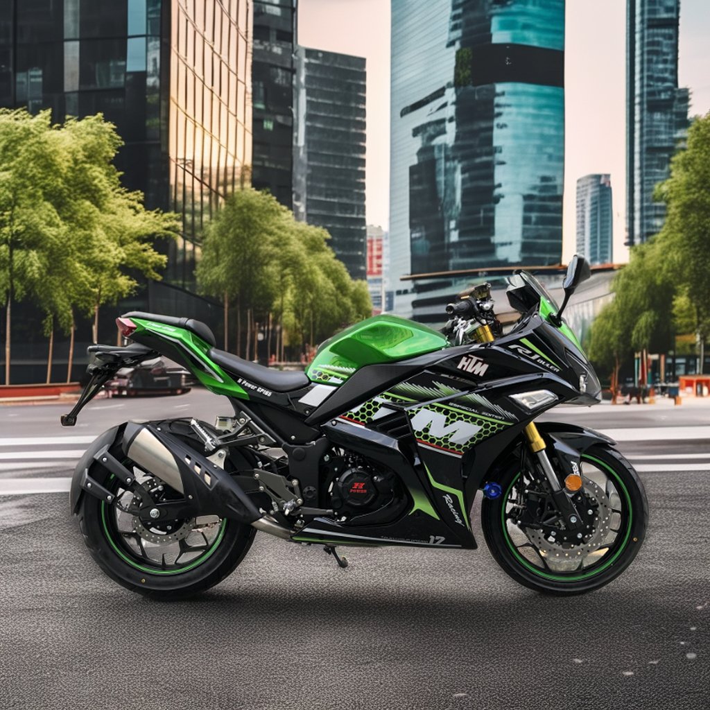 400cc High-Speed Racing Motorcycle XRZ Manufactory Electric Start Double Disc Brake Water Cooling CDI 1 Cylinder 4 Stroke