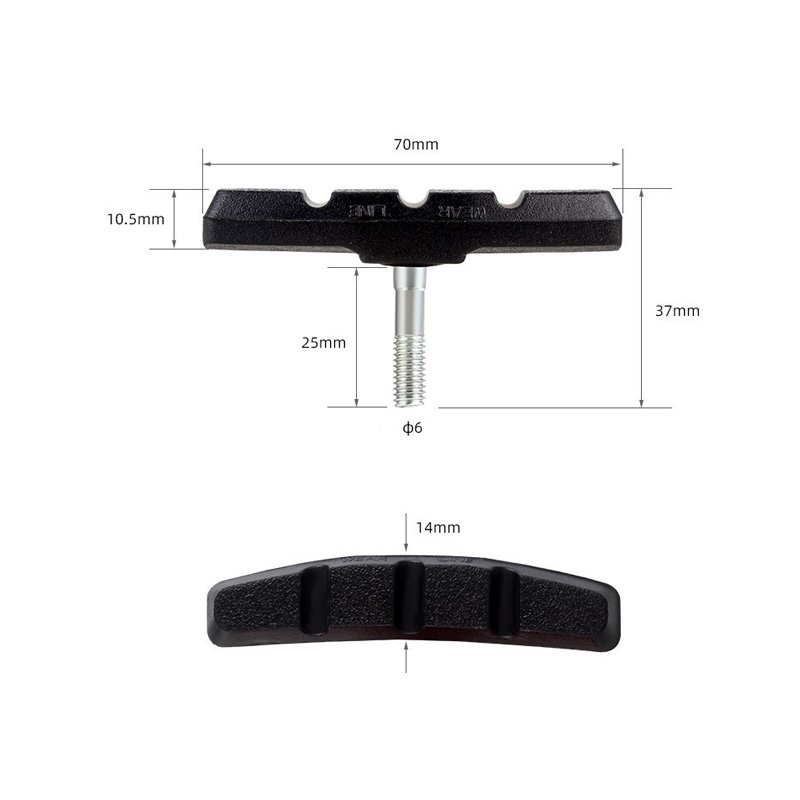 TOOPRE Qualidade Andar De Bicicleta V Mountain Brake Pads Bike Freio De Couro Pasta Bicycle Brake Pads