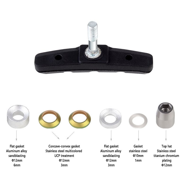 TOOPRE Qualidade Andar De Bicicleta V Mountain Brake Pads Bike Freio De Couro Pasta Bicycle Brake Pads
