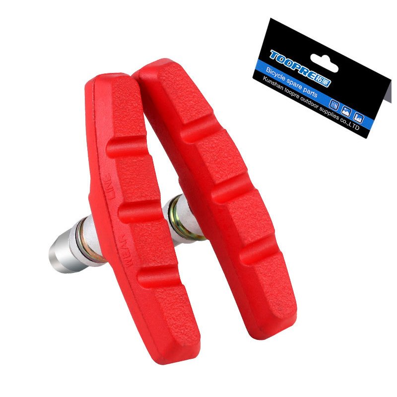 TOOPRE Qualidade Andar De Bicicleta V Mountain Brake Pads Bike Freio De Couro Pasta Bicycle Brake Pads