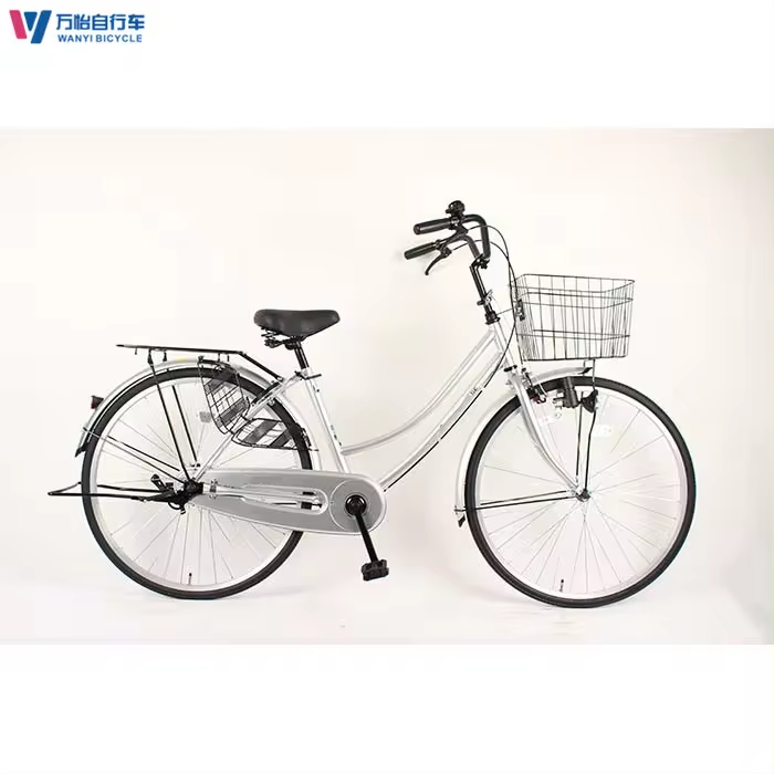 Top Quality Classical Design OEM Colorful 26" Road Bicycle Single Speed Steel Frame City Bike