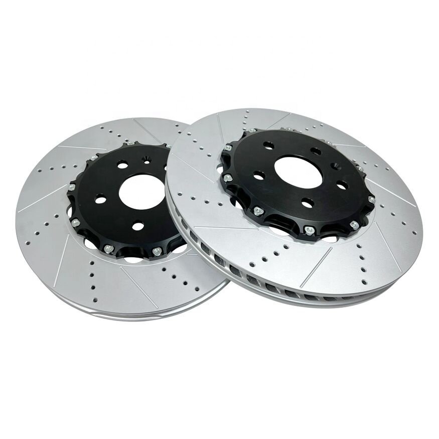 Hsingyik Lightweight Durable 84714265 345MM 2-Piece Front Brake Rotor for Corvette C8 Z51 Models 2020+ 25946317