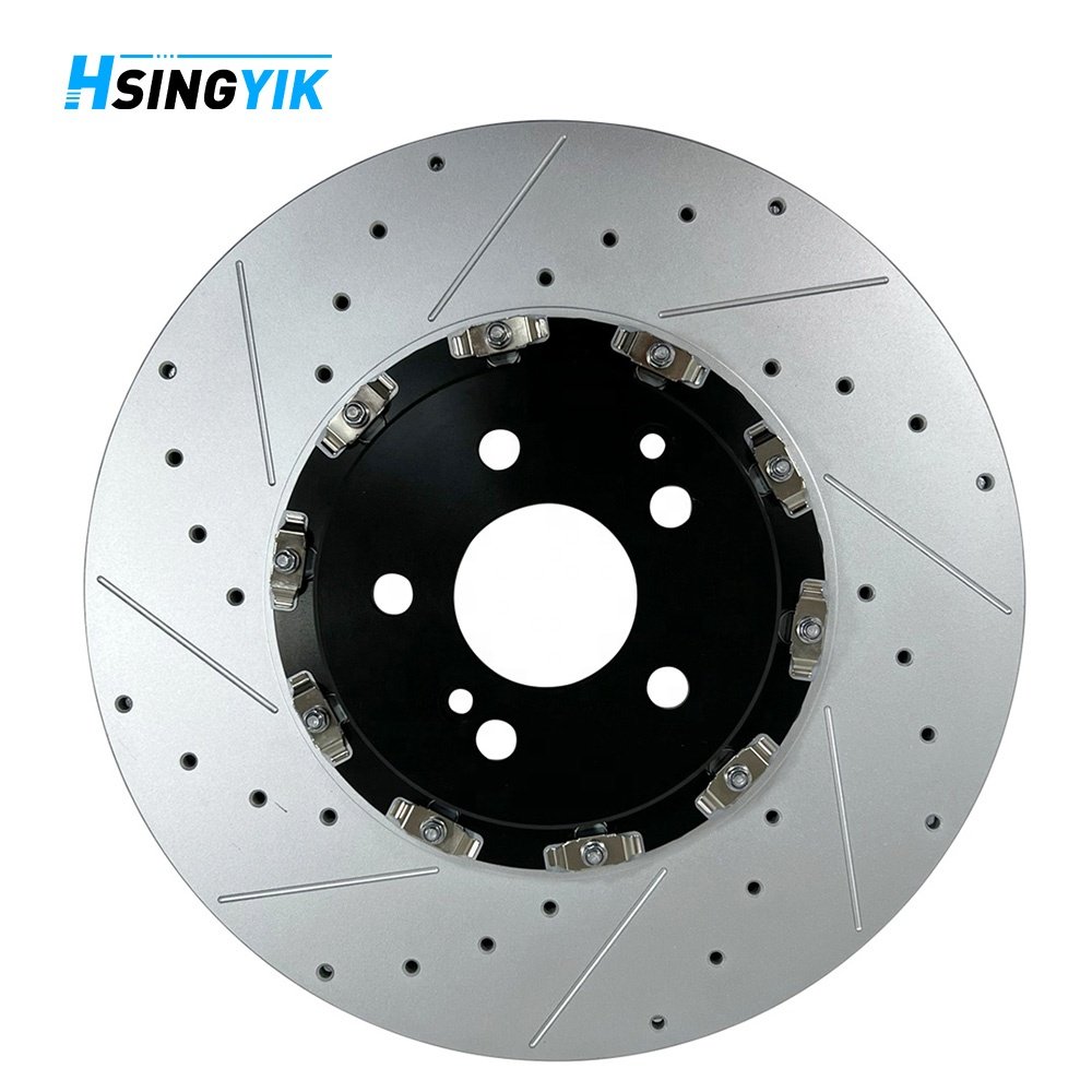 Hsingyik Lightweight Durable 84714265 345MM 2-Piece Front Brake Rotor for Corvette C8 Z51 Models 2020+ 25946317