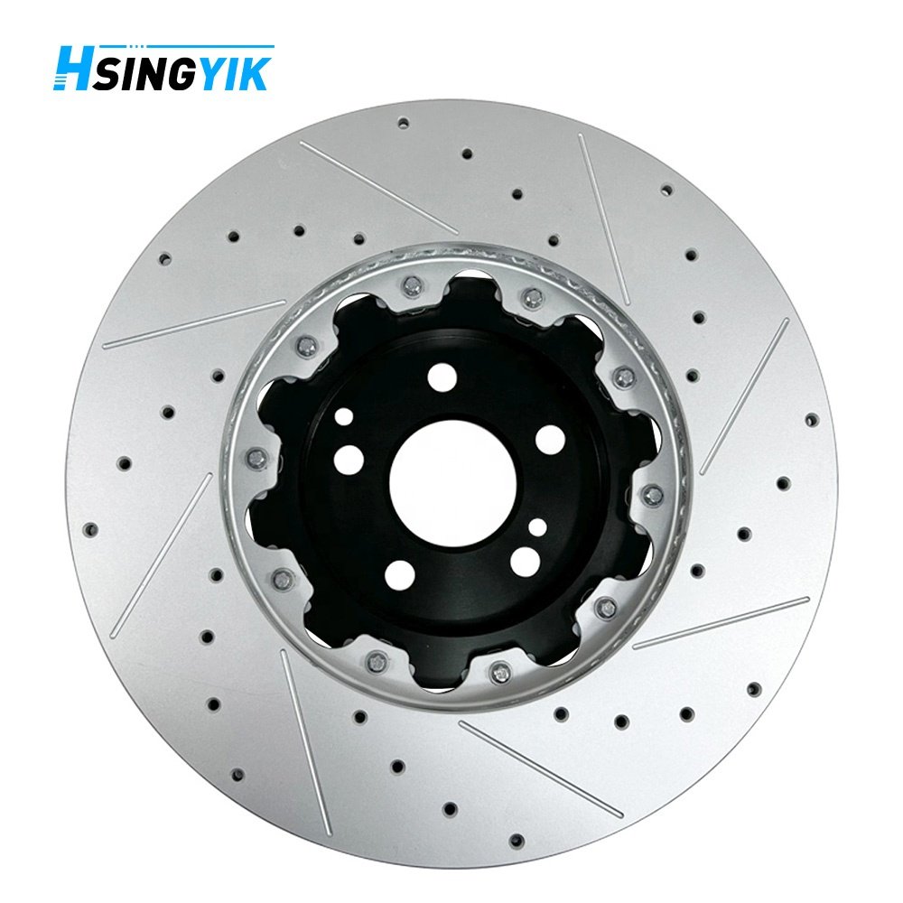Hsingyik Lightweight Durable 84714265 345MM 2-Piece Front Brake Rotor for Corvette C8 Z51 Models 2020+ 25946317
