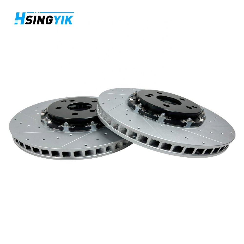 Hsingyik Lightweight Durable 84714265 345MM 2-Piece Front Brake Rotor for Corvette C8 Z51 Models 2020+ 25946317