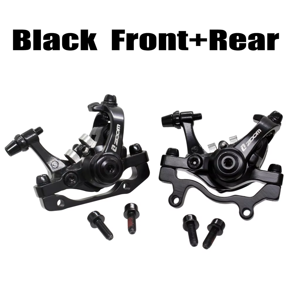 ZOOM Aluminum Alloy MTB Bicycle Disc Brake Mountain Road MTB Bike Mechanical Caliper Disc Brakes Cycling Double Brake