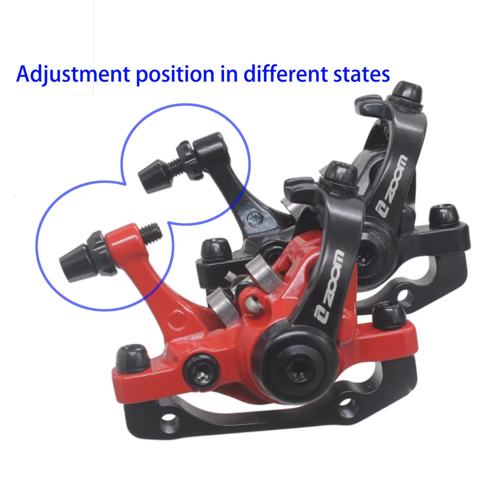 ZOOM Aluminum Alloy MTB Bicycle Disc Brake Mountain Road MTB Bike Mechanical Caliper Disc Brakes Cycling Double Brake