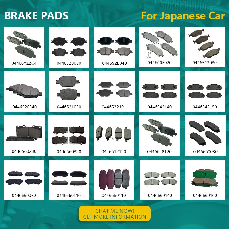 Front Brake Pads for Chery 6GN A5 E5 COWIN ARRIZO 5 J69-6gn3501080 J60-6GN3501080
