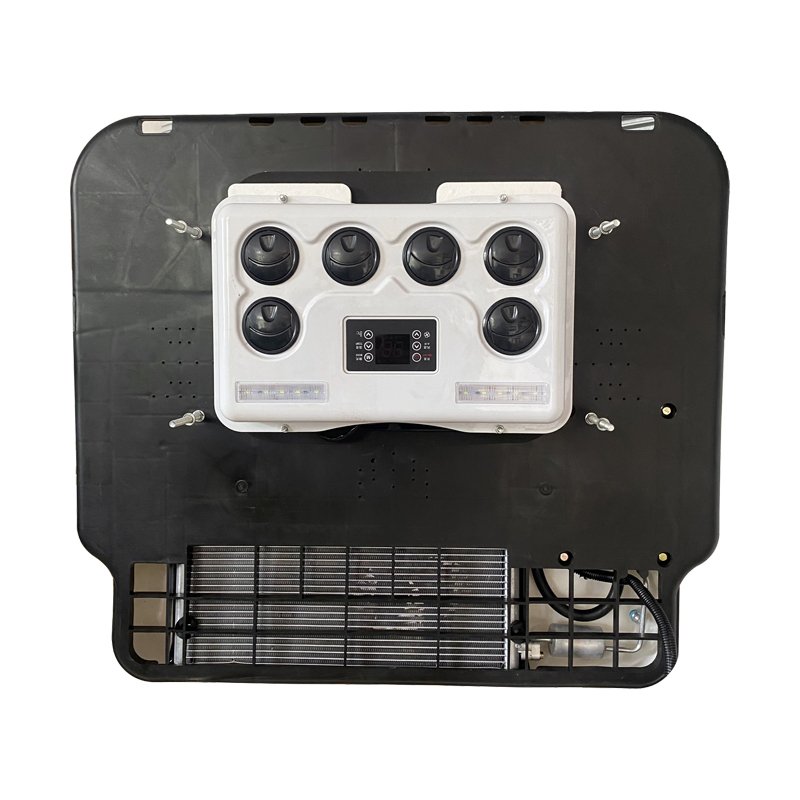 New 12V Car Electric Air Conditioner Portable Aire Acondicionado Para Auto with 24V Compressor Split Type Fits Trucks Buses
